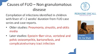 Dr. Ira Shah | Fever of Unknown Origin | Pediatric Oncall