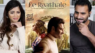 EE RAATHALE Lyrical Video Song REACTION!! | Radhe Shyam | Prabhas, Pooja Hegde