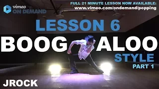 POPPING DANCE TUTORIAL BY JROCK (BOOGALOO LESSON PREVIEW)