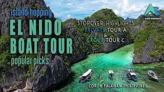 El Nido |Private Boat Tour A & Group Tour C| Better Picks? | Island Hopping Stopover Highlights