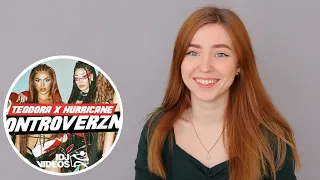 Girls react - TEODORA X HURRICANE   KONTROVERZNE  OFFICIAL VIDEO. Reaction