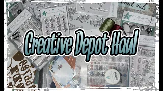 Creative Depot Haul, neues Scrapbook Kit August, neue Stempel, Freutag, basteln mit Papier, DIY