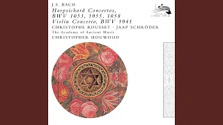 J.S. Bach: Concerto for Harpsichord, Strings, and Continuo No. 7 in G minor, BWV 1058 - 2. Andante