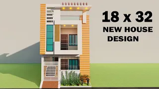 Small 3D house planing,3D 18*32 2BHK house planing,3D makan ka naksha,18x32 ghar ka design