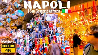 Natale a San Gregorio Armeno 2022 Napoli Walking Tour [4k]