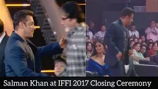 Salman Khan at IFFI 2017 Closing Ceremony || International Film Festival of India 2017 ||