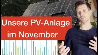 Lohnt sich unsere Photovoltaikanlage mit Speicher im November?