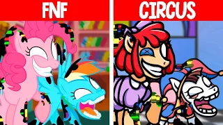 My Litte Pony Vs AMAZING DIGITAL CIRCUS in FNF | Pomni x Friday Night Funkin' | Darkness Is Magic V2