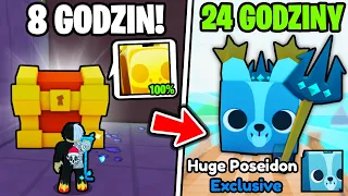 KOPAŁEM I ŁOWILEM 24H ABY ZDOBYĆ HUGE w PET SIMULATOR 99!