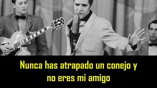 ELVIS PRESLEY - Hound dog ( con subtitulos en español ) BEST SOUND