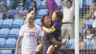 Football Women's Group F - Canada v Japan - London 2012 Olympic Games Highlights - Goal