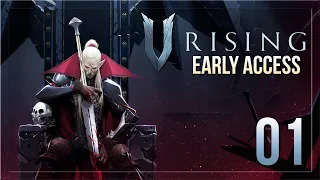 EARLY ACCESS LAUNCH DAY - E01 - V Rising (Gameplay, VOD)