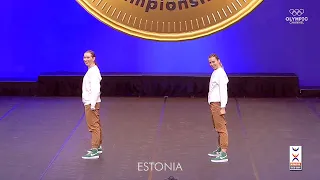 TEAM ESTONIA - HIP HOP DOUBLES | FINAL  🌟💗🌟 ICU WORLDS CHEERLEADING CHAMPIONSHIPS 2023  🔥🔥