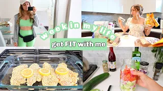 GET FIT WITH ME FOR SUMMER/a week in my life/lemon chicken recipe