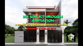 3D Walkthrough Animation - Residential building in Tarlac City, Philippines