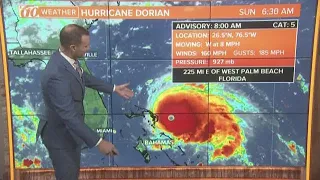 Hurricane Dorian becomes a 'catastrophic' Category 5 storm | 10Weather WTSP