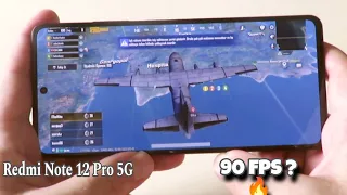 Redmi Note 12 Pro 5G - PUBG Mobile Testi ( 90 FPS oynatıyormu )