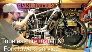 Learning "Real" MTB Service - Giant Trance X overhaul for bikepark season