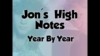 Jon Bon Jovi - Livin' on a Prayer | High Notes | 1986 - 2018