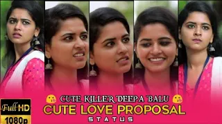 Deepa balu whatsapp status I 2k kadhali Whatsapp status I 2k kadhali I naakout I Cute love Status