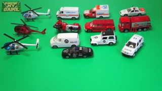 Learning Emergency Vehicles - Ambulance, Fire Trucks & Police Cars Names and Siren Sounds for Kids