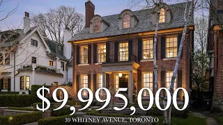 $9,995,000 - Rosedale’s prettiest Georgian Estates - 39 Whitney Avenue, Toronto