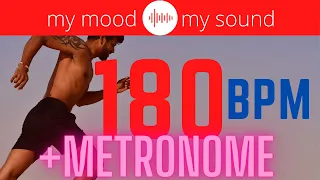 POP Music 1h  180 BPM + Metronome-  HIGH INTENSITY-Mix #37