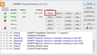 Xampp Apache not Starting :  xampp apache not running problem