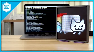 Square Pixel Display with RGB Matrix and CircuitPython