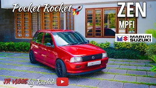 Pocket rocket 🚀|maruthi Suzuki ZEN|modified |malayalam|JR VLOGS by Rashid#pocketrocket