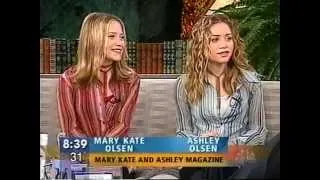 Olsen Twins interview Today Show 2001 Age 14