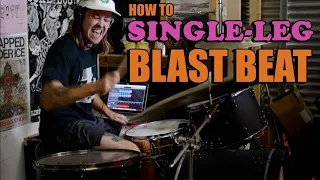 Blast Beat - How To Single Leg Blast Beat