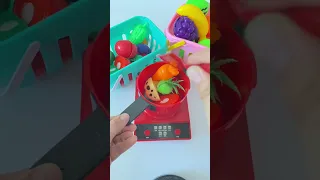 Toys games,modeling ASMR entertainment.Mini kitchen