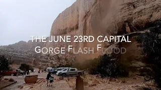 Capitol Gorge flash flood rescue June 23rd 2022