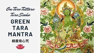 Green Tara Mantra / 綠度母心咒 (1 hour) -  Powerful Mantra, positive energy, meditation background