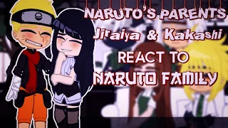 Naruto's parents+Jiraiya & Kakashi react to Naruto Family [JJHPUTCY] Gacha Club