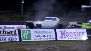 Grandma's 66 Chevelle @ the drag strip