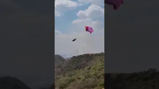 Paraglider crashes at launch ￼😳 #paraglide #crash #viral #paragliding