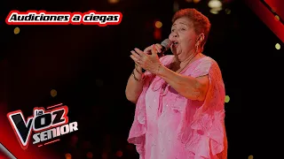 Livia canta 'Volver, volver' – Audiciones a ciegas | La Voz Senior