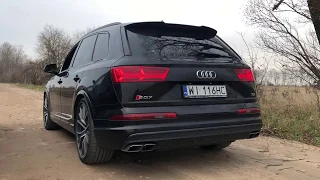 2019 Audi SQ7 Exhaust Sound, Revs & Launch Control