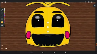 I drew Chica from FNAF