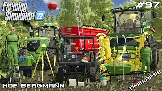 FIRST TIME CHOPPING TALL SILPHIE with JOHN DEERES | Hof Bergmann | Farming Simulator 22 | Episode 97