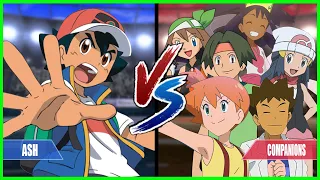 Pokemon Battle Series: Ash Vs All Companions Part 1 (Misty, Brock, May, Dawn, Iris)