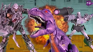 Megatron VS Megatron VS Megatron!!! Transformers Stop Motion Animation Battle