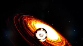 Space Engine - falling into black hole Sagittarius A