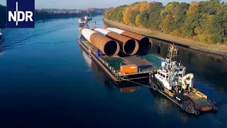 Schwertransport auf dem Wasser | die nordreportage | NDR Doku