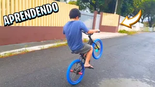 ENSINANDO MEU AMIGO A DAR GRAU DE BIKE!!!