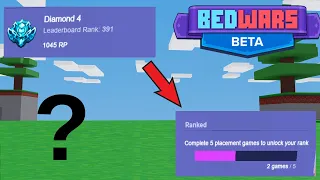 How Ranked RP Loss works in ROBLOX Bedwars in the new update...