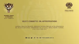 Select Committee on Appropriations, 02 June 2021