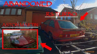 I BUY A CAR!! Abandoned RS TURBO & ASTON MARTIN VOLANTE!!!